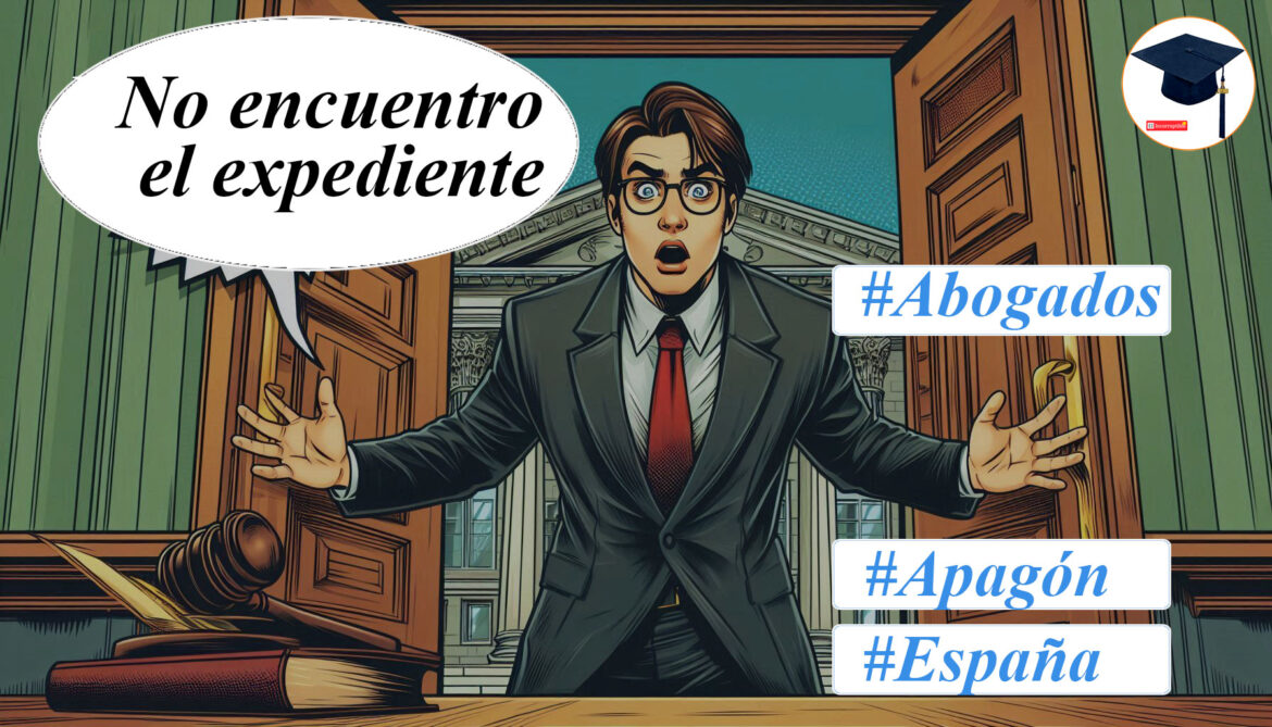 Abogado en su despacho sorprendido por apagón en España no encuentra su expediente