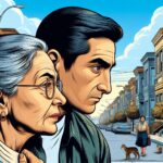 Tia y sobrino afuera de unos apartamentos en renta